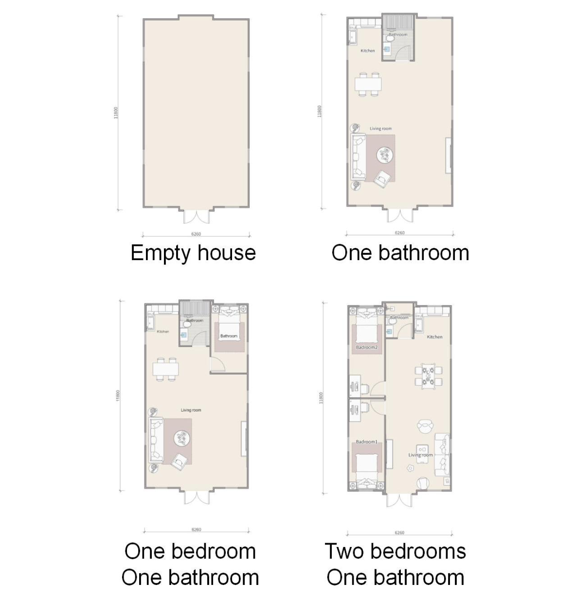 40FT floor plan layout 1