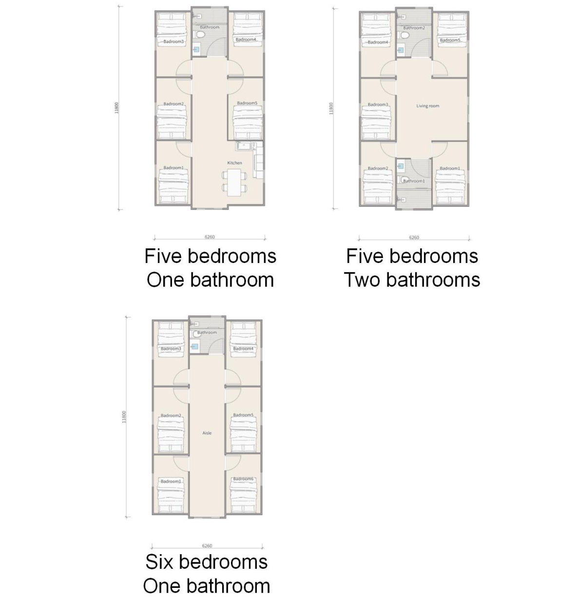 40FT floor plan layout 3
