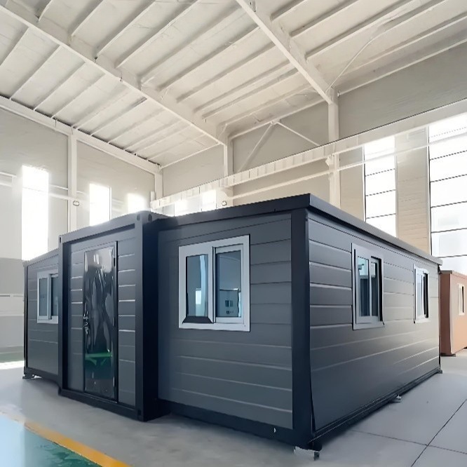 20FT Wood-Grain Outdoor Folding Container House